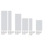 Radiador eléctrico hasta 1400W en polvo de mármol italiano - Texturee Viadurini