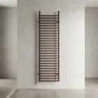 Radiador eléctrico de acero al carbono, color marrón y cobre, fabricado en Italia - Ignis Viadurini