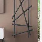 Radiador eléctrico de acero con tubos de sección redonda fabricado en Italia - Aleatorio Viadurini