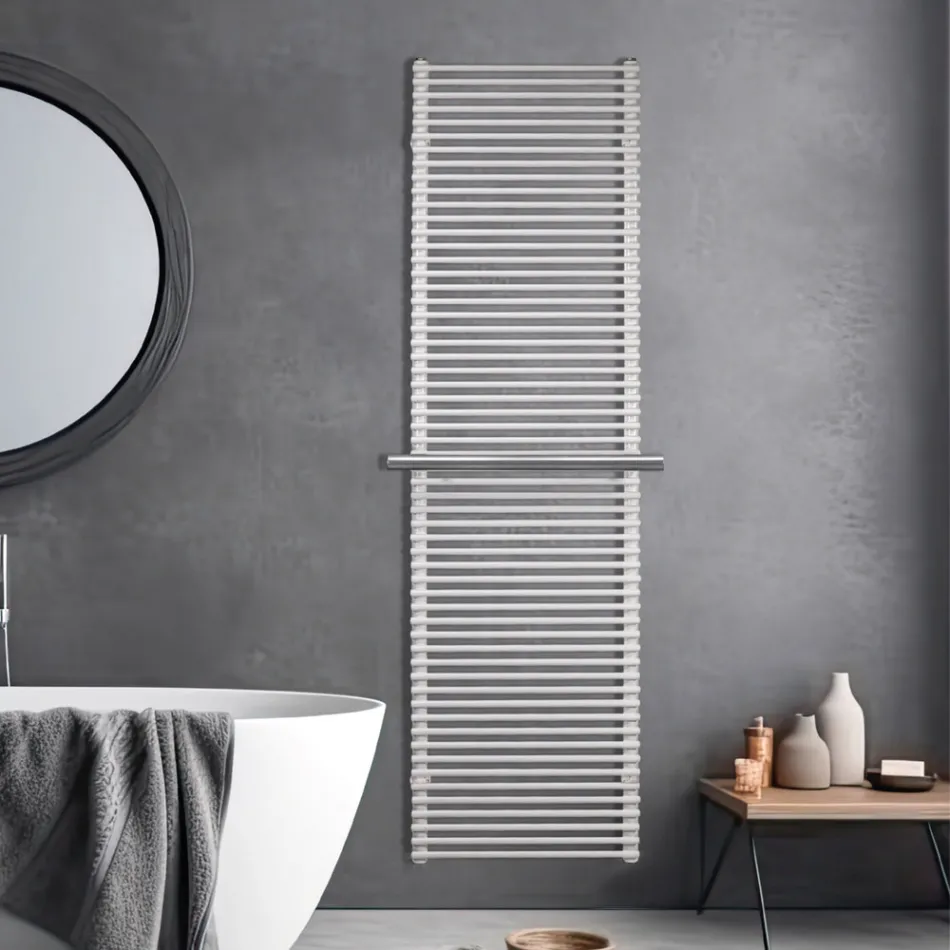 Radiador eléctrico de acero en varios tamaños fabricado en Italia - Brace Viadurini