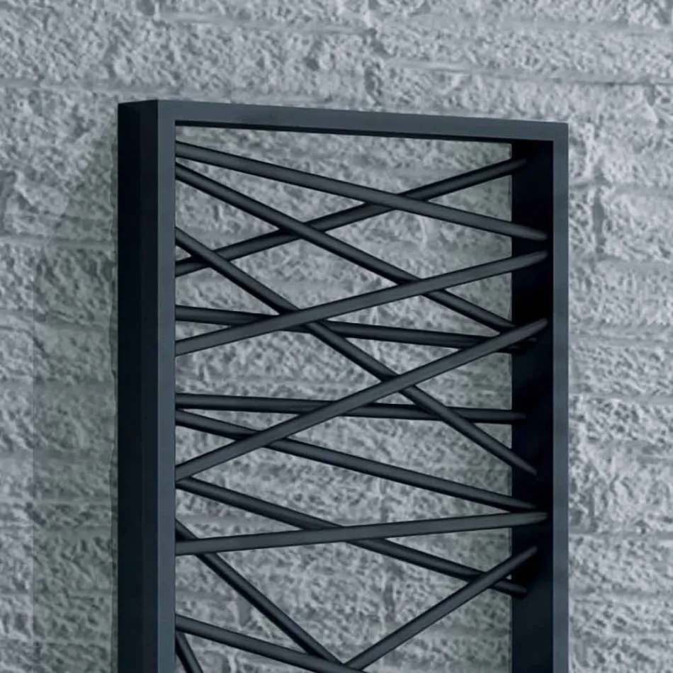 radiadores eléctricos en acero, estilo metropolitano Mikado Scirocco H Viadurini