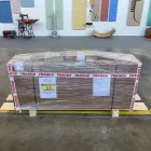 Radiador eléctrico de polvo de mármol italiano efecto madera - Wood50 Viadurini