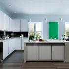 Radiador Eléctrico de Polvo de Mármol Italiano Liso 1200W - Linee Viadurini