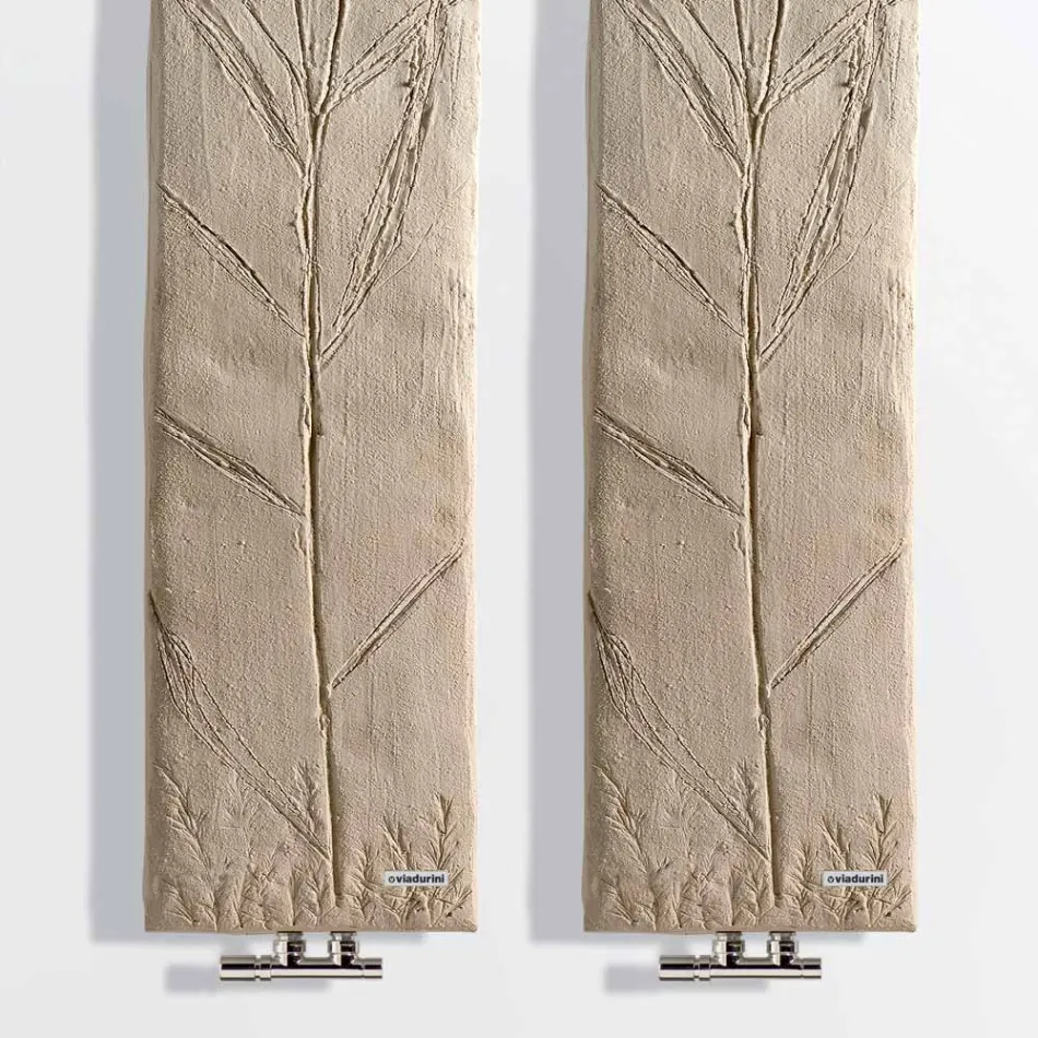 Radiador eléctrico de polvo de mármol italiano rendimiento 350 Watt - Naturae Viadurini