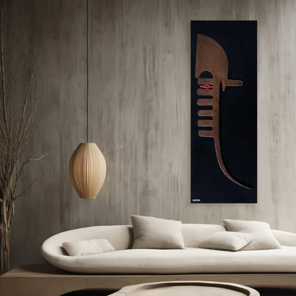 Radiador eléctrico de polvo de mármol reciclado Made in Italy - Venecia Viadurini