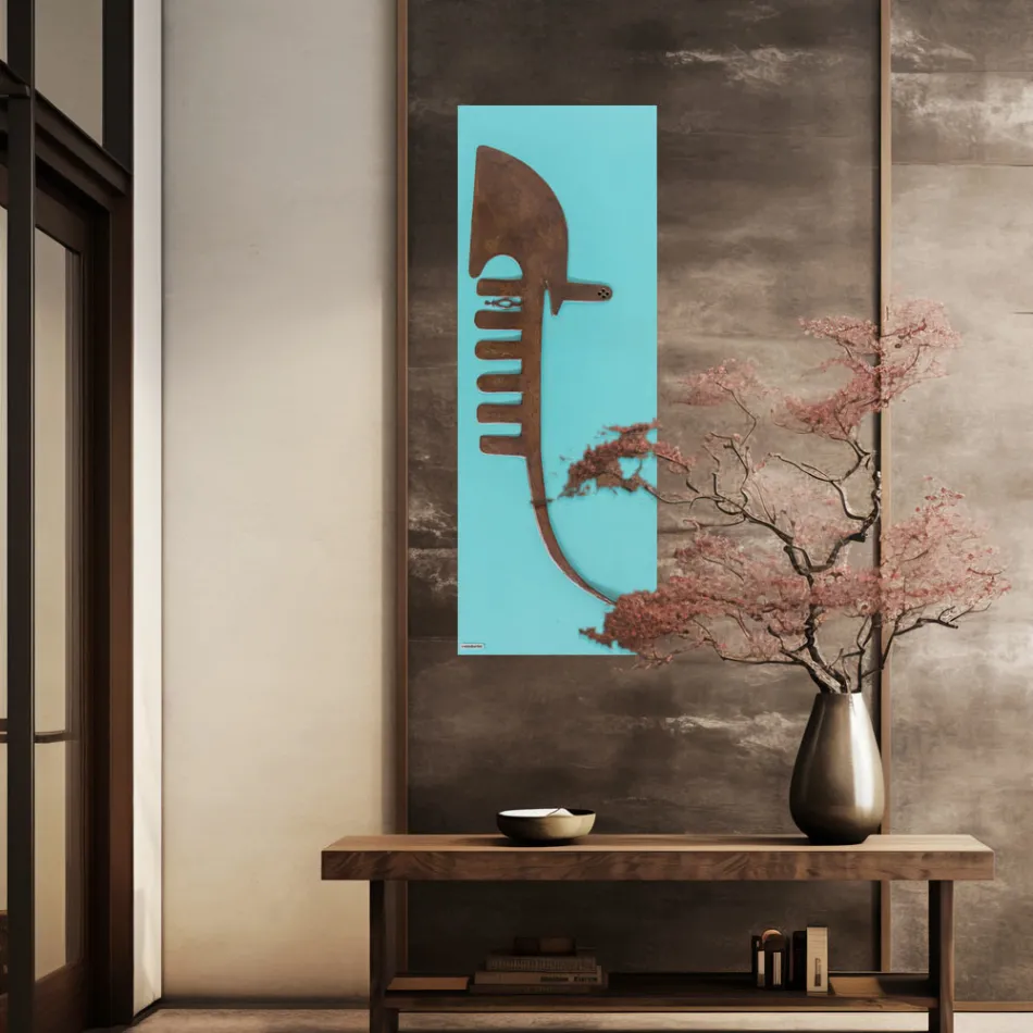 Radiador eléctrico de polvo de mármol reciclado Made in Italy - Venecia Viadurini