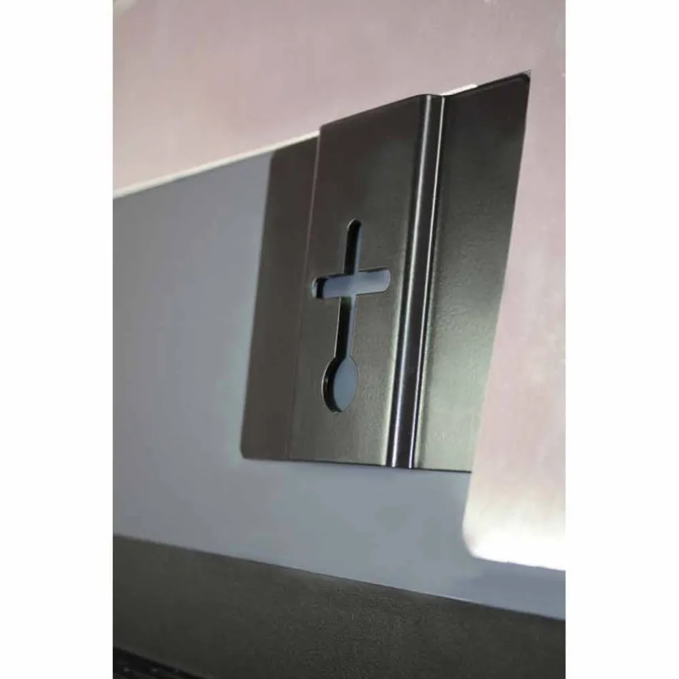 Radiador eléctrico de vidrio templado con acabado de piedra Jonny Viadurini