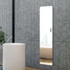 Radiador eléctrico de vidrio y aluminio Made in Italy - Glaze Viadurini