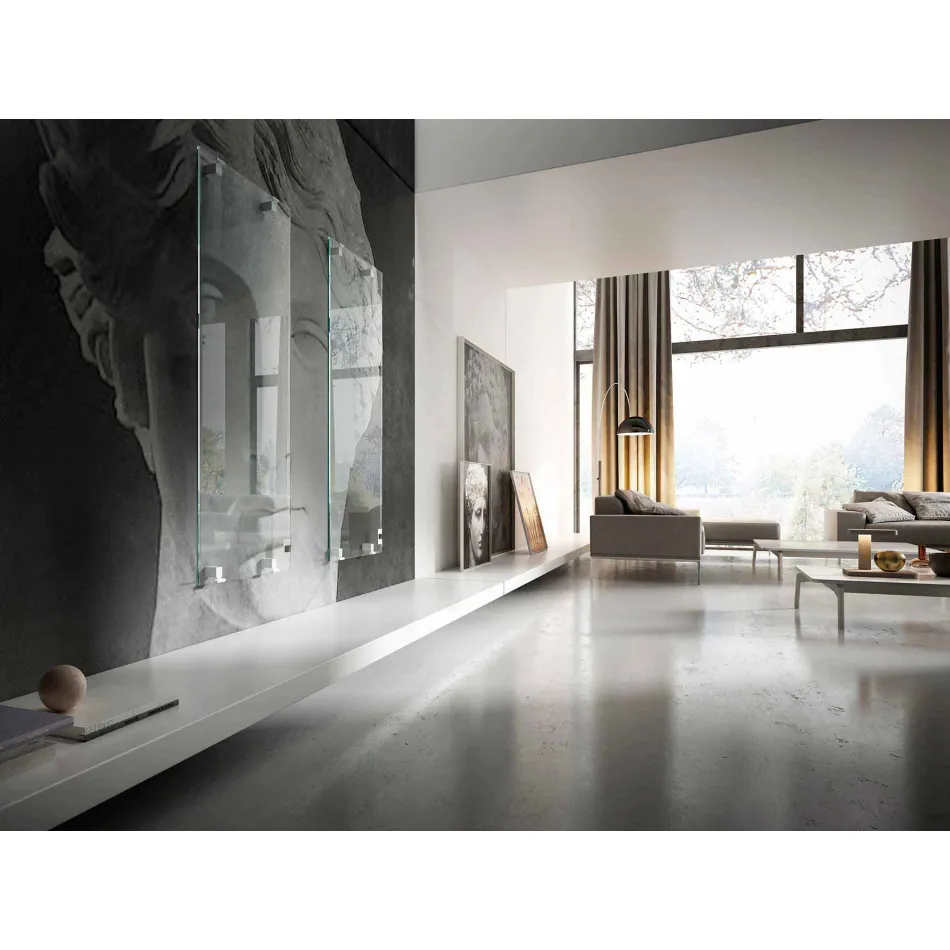 Radiador decorativo de diseño de cerámica en vidrio estrella, hecho en Italia. Viadurini