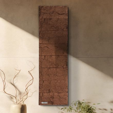 Radiador híbrido Brillo de mármol reciclado, fabricado artesanalmente en Italia. Viadurini