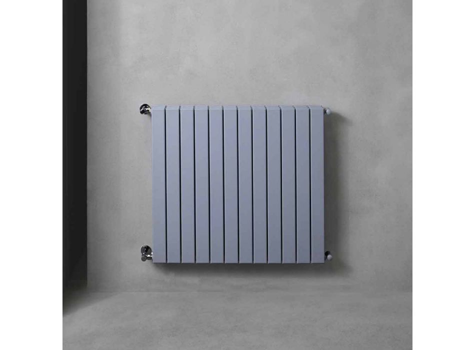 Diseño de radiador de pared hidráulico bajo moderno vertical 1824 W - Picchio Viadurini