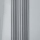 Radiador hidráulico con colectores horizontales en acero al carbono - cerezas Viadurini