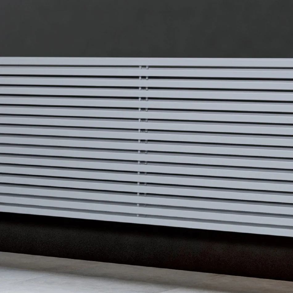 Radiador Hidráulico con Elementos de Doble Sección Cuadrada Made in Italy - Frambuesa Viadurini