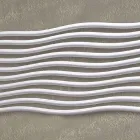 Radiador hidráulico con elementos horizontales curvos Made in Italy - Zucchero Viadurini