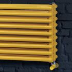 Radiador hidráulico con triple serie de elementos horizontales Made in Italy - Caramella Viadurini