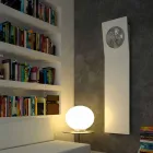 radiador de diseño hidráulico con ventilador de aire Scirocco H Viadurini