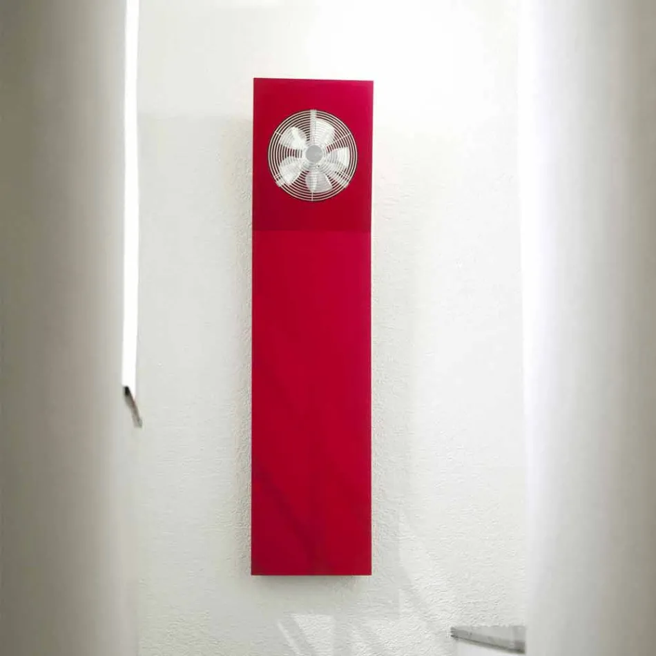 radiador de diseño hidráulico con ventilador de aire Scirocco H Viadurini