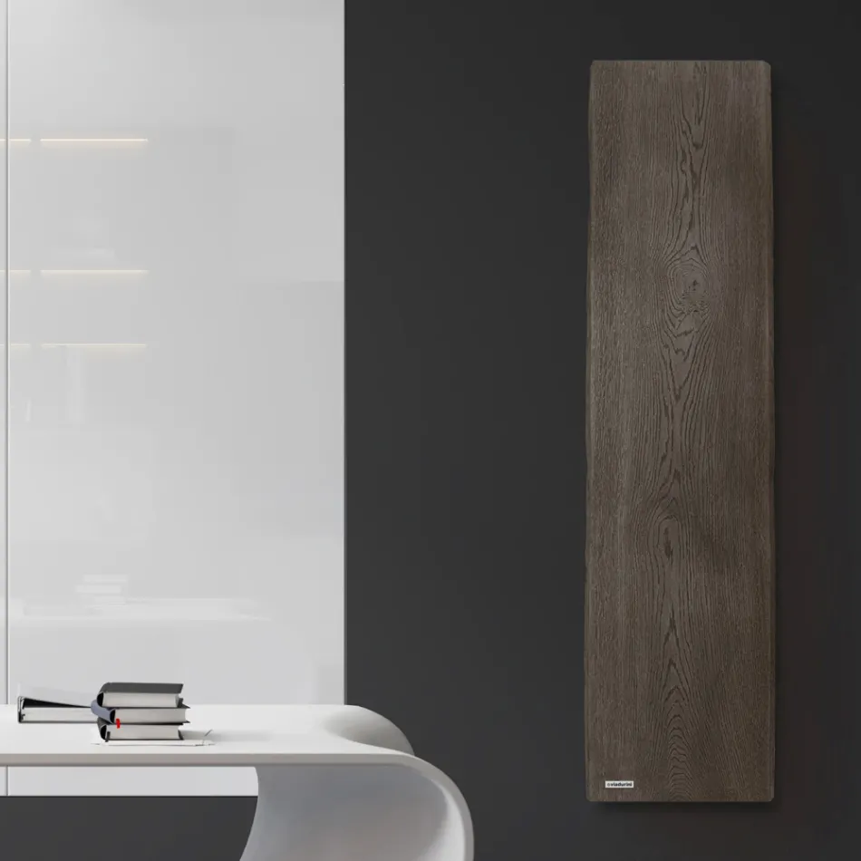 Radiador hidráulico decorativo con acabado en polvo de mármol italiano - Wood50 Viadurini