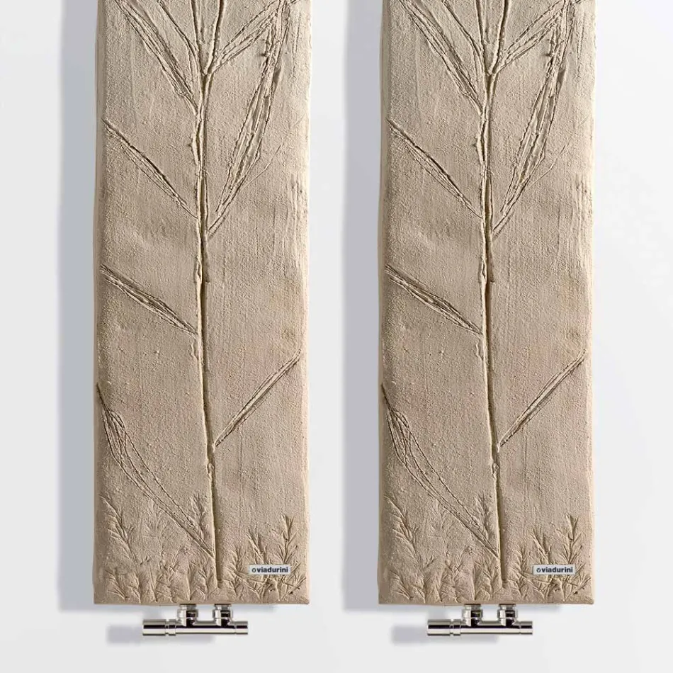 Radiador hidráulico hasta 480 Watt en polvo de mármol italiano - Naturae Viadurini