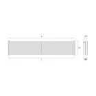 Radiador Hidráulico de Acero con Doble Sección de Elementos Made in Italy - Pod Viadurini