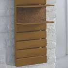 acero hidráulico TERMOARREDO, estantes de roble, Utilidad Scirocco H Viadurini