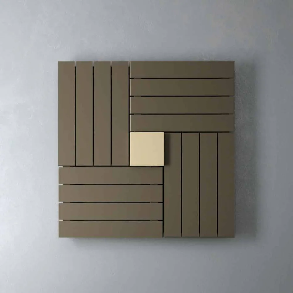 TERMOARREDO diseño cuadrado hidráulico fabricado en Italia Square Scirocco H Viadurini