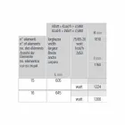 Radiador de pared hidráulico vertical de diseño moderno de hasta 1224 vatios - Regolo Viadurini