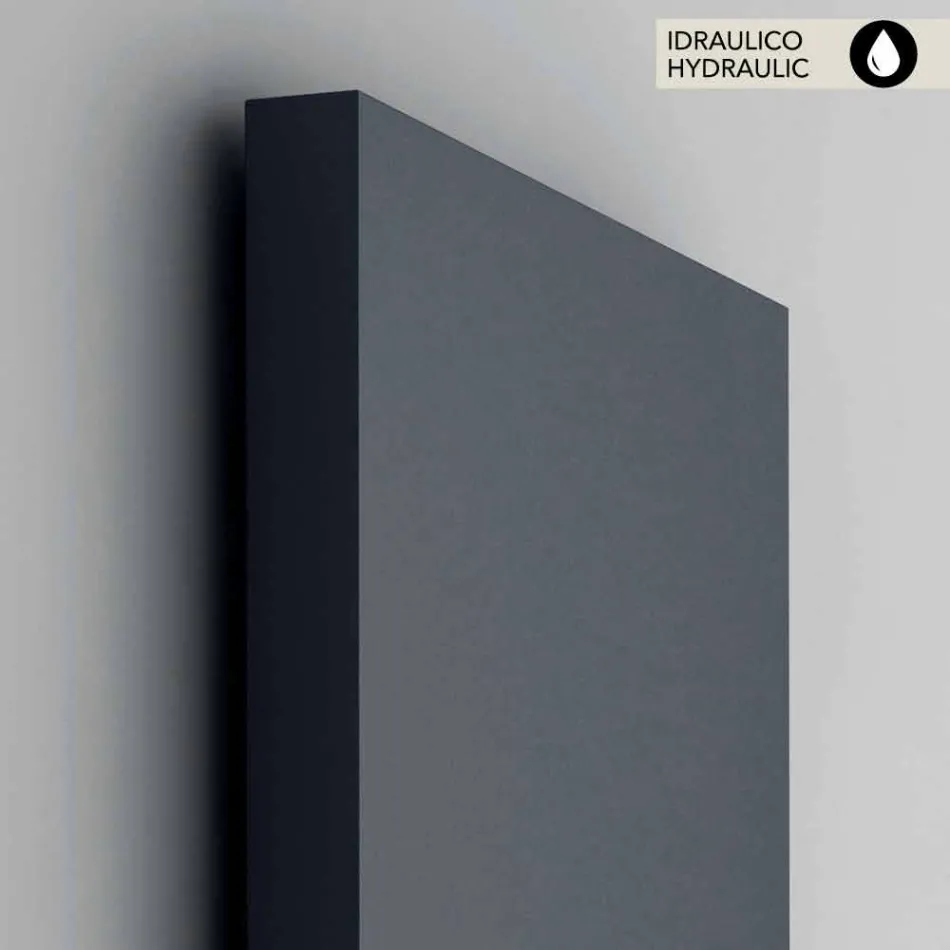 radiador vertical, hidráulico, cubierta de acero, Scirocco H Light Viadurini