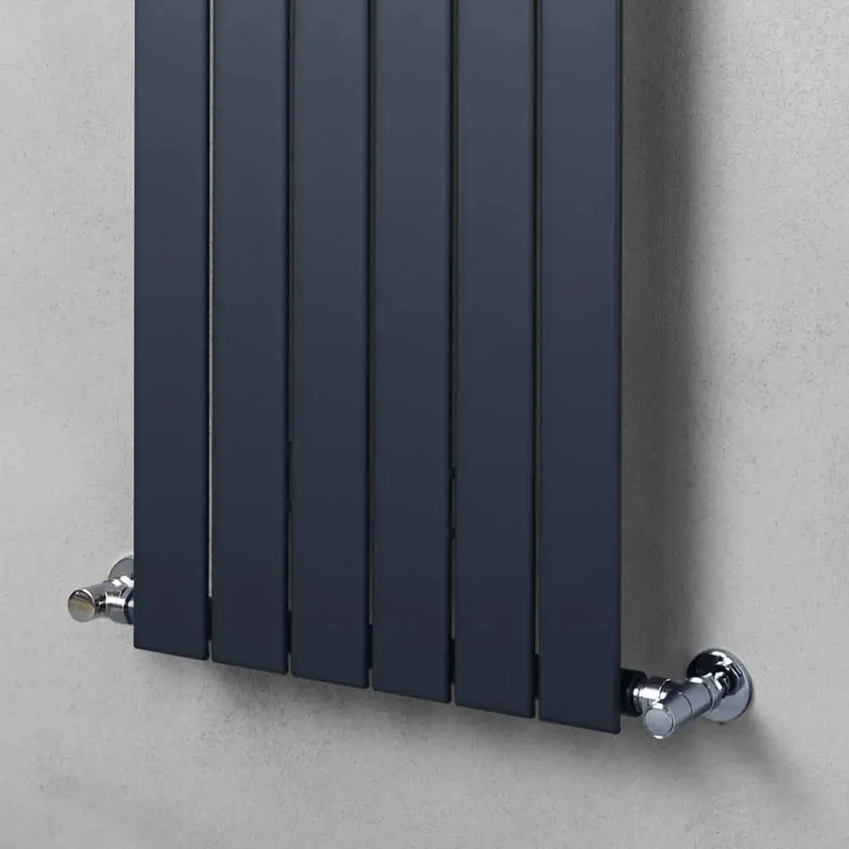 Radiador de pared de diseño de acero al carbono coloreado 881 W - Pájaro carpintero Viadurini