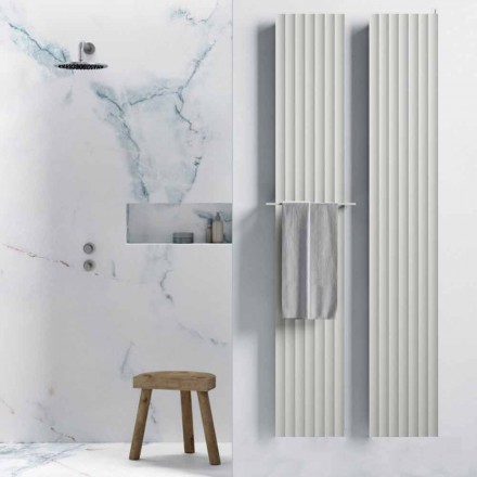 Radiador hidráulico de pared de diseño moderno de hasta 700 W - 100 líneas Viadurini