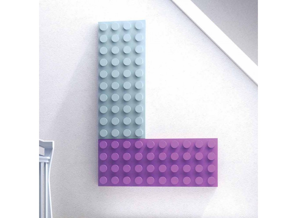 TERMOARREDO diseño eléctrico del ladrillo de Lego hizo en Italia Scirocco H Viadurini