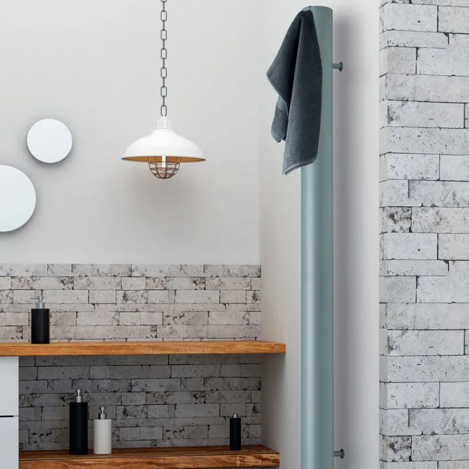 Radiador mixto de tubo de aluminio Made in Italy - Pandoro Viadurini