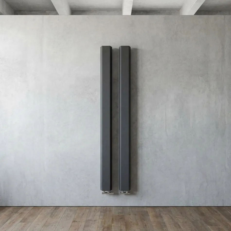 Ember - Radiador de acero horizontal o vertical fabricado en Italia Viadurini