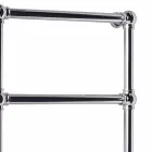 Calentador de toallas eléctrico de radiador cromado en diseño de latón 200 W - Caesar Viadurini