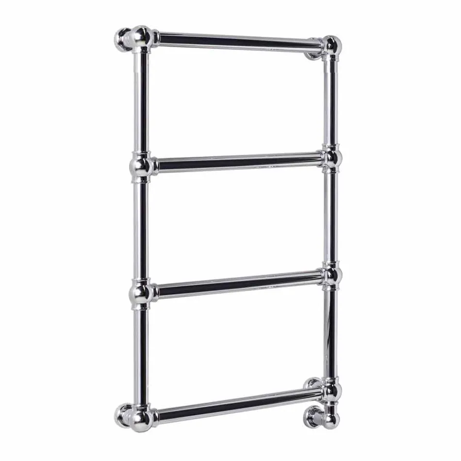 Calentador de toallas eléctrico de radiador cromado en diseño de latón 200 W - Caesar Viadurini