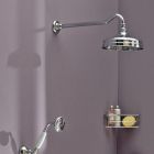 Termostático de ducha empotrado de diseño vintage en latón Made in Italy - Elisea Viadurini