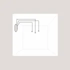 TOSCOT apuano 230v base de roseta del sistema realizados en la Toscana Viadurini