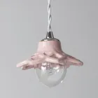 Toscot Apuane lámpara de suspensión de terracota sin roseta Made in Toscana Viadurini