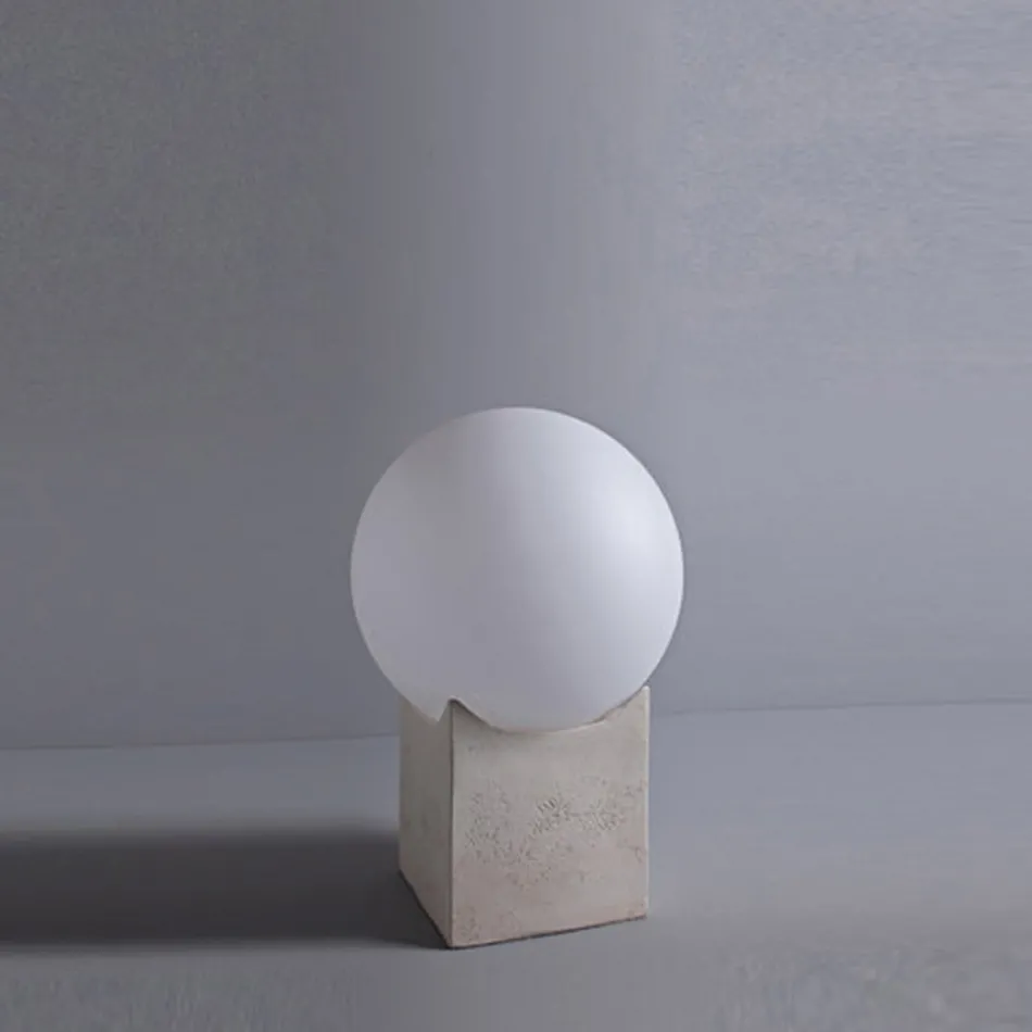 Poste de luz de exterior Toscot Atlante de terracota fabricado en Toscana Viadurini