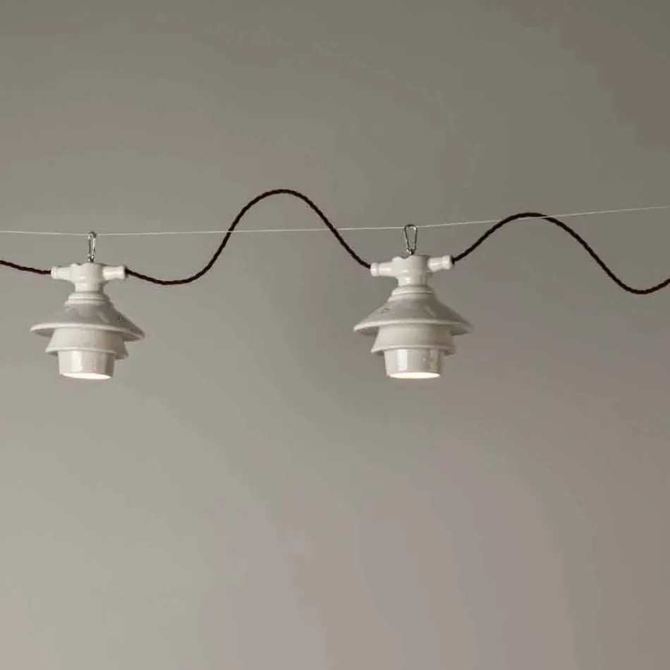 TOSCOT Battersea lámpara colgante con maceta de terracota Viadurini