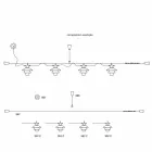 TOSCOT Battersea gran techo se levantó para composiciones Viadurini
