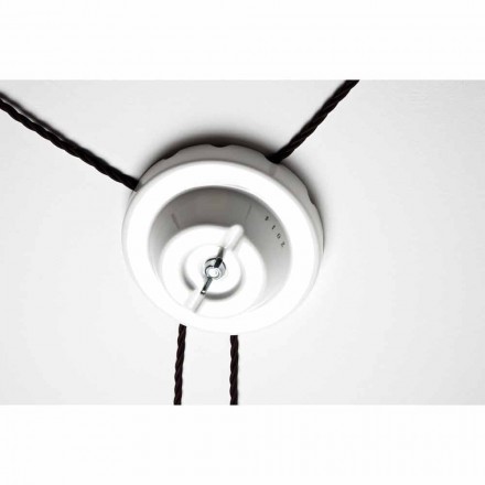 TOSCOT Battersea techo pequeña roseta Made in Toscana Viadurini