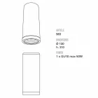 TOSCOT Karst gran luz de techo Ø 13 x H 31 cm Made in Toscana Viadurini