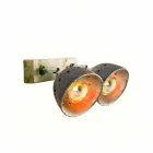 TOSCOT Noceto Reglette dos luces direccionales hechas en Toscana Viadurini