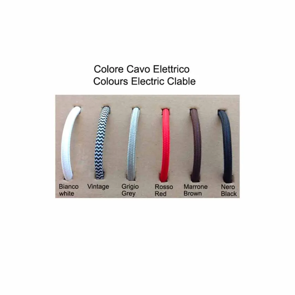 TOSCOT siglo XX con apliques de cristal hecha en la Toscana Viadurini