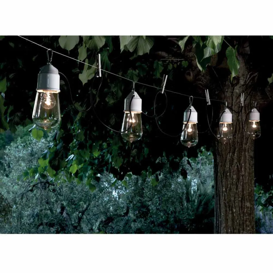 lámpara colgante siglo XX TOSCOT con roseta Viadurini