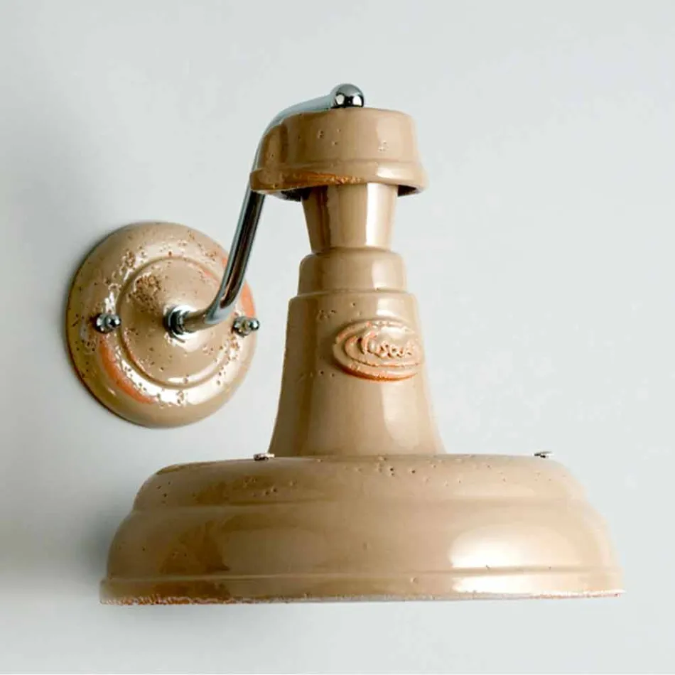 TOSCOT Torino applique con el brazo Made in Toscana Viadurini