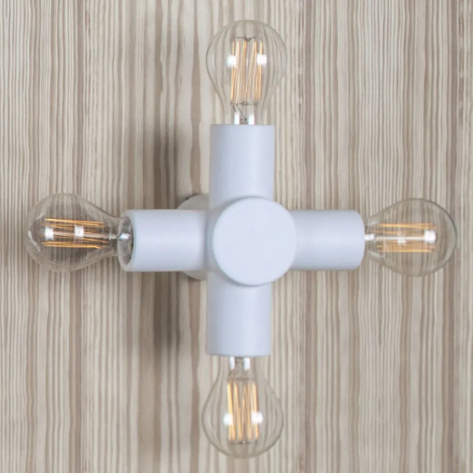 Lámpara de pared Toscot Traffic en cerámica en diferentes acabados producida en Toscana Viadurini