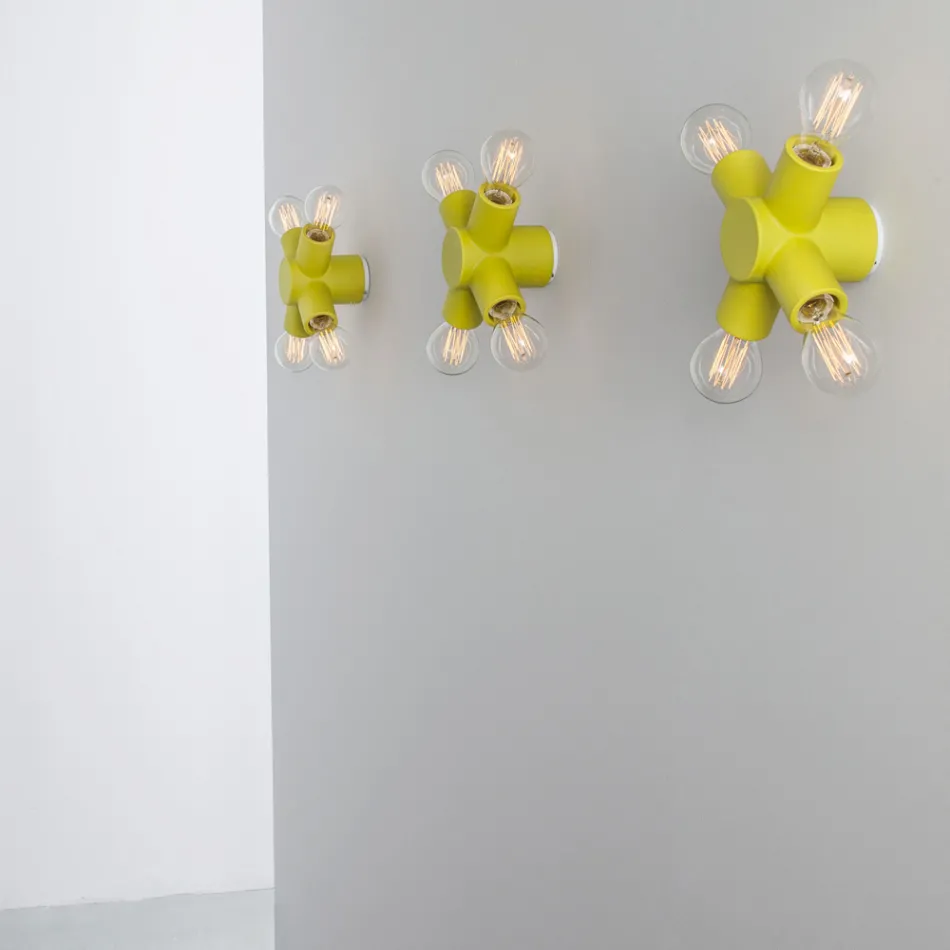 Lámpara de pared Toscot Traffic en cerámica en diferentes acabados producida en Toscana Viadurini