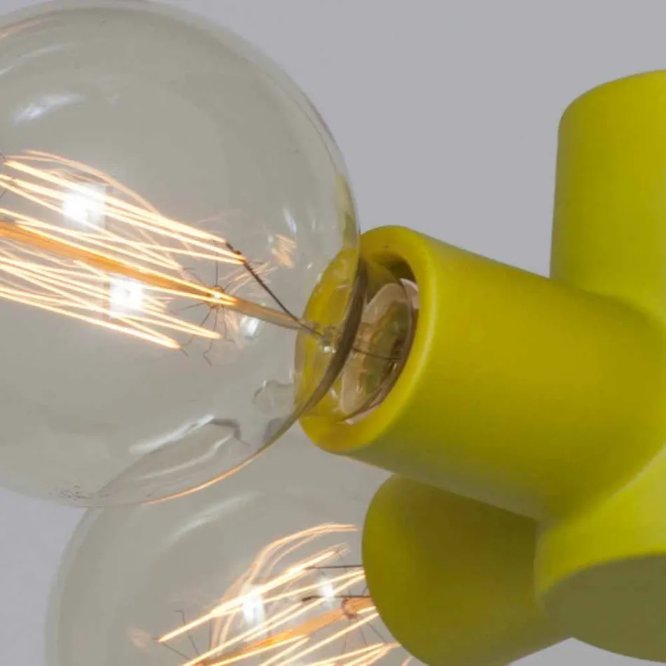 TOSCOT Tráfico lámpara de techo de cerámica hecha en Toscana Viadurini